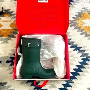 Hunter Short Rain Boot (Green)